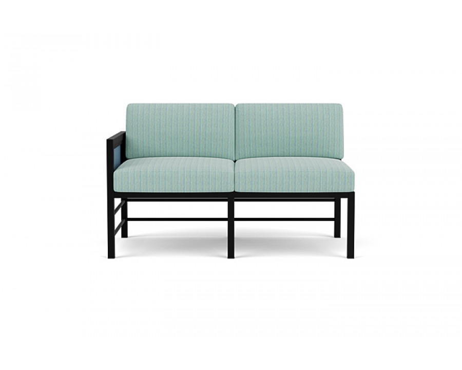 Lloyd Flanders™ Southport Right Arm Loveseat - Stillwater, Unearth Dew