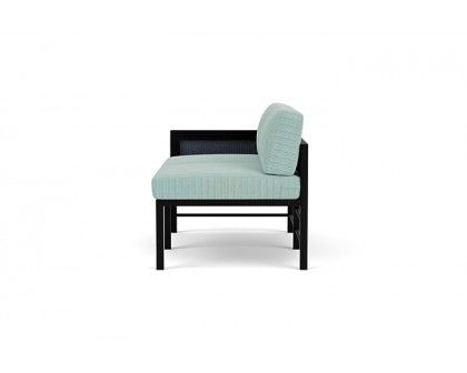 Lloyd Flanders™ Southport Right Arm Loveseat - Denim Blue, Unearth Dew