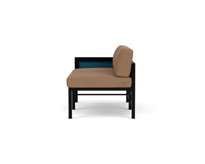 Lloyd Flanders™ Southport Right Arm Loveseat - Peacock, Canvas Natural