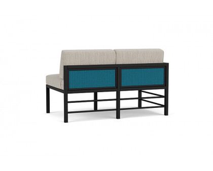 Lloyd Flanders™ Southport Right Arm Loveseat - Peacock, Callen Celadon