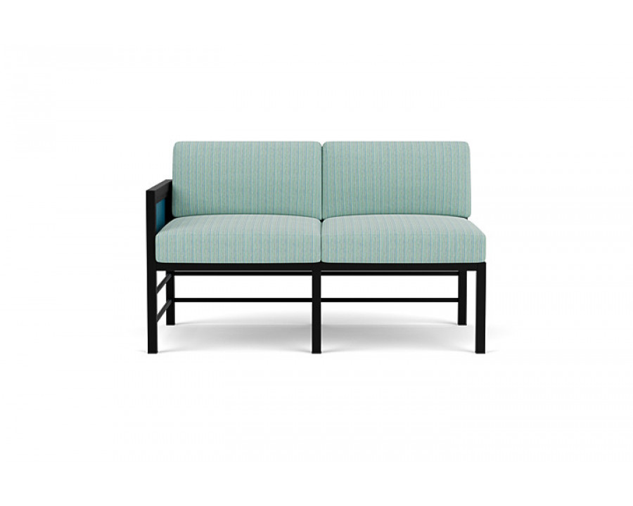 Lloyd Flanders™ Southport Right Arm Loveseat - Peacock, Unearth Dew