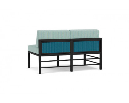 Lloyd Flanders™ Southport Right Arm Loveseat - Peacock, Unearth Dew