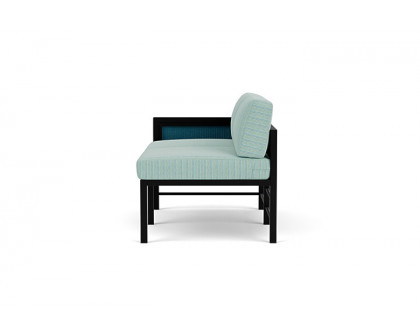 Lloyd Flanders™ Southport Right Arm Loveseat - Peacock, Unearth Dew