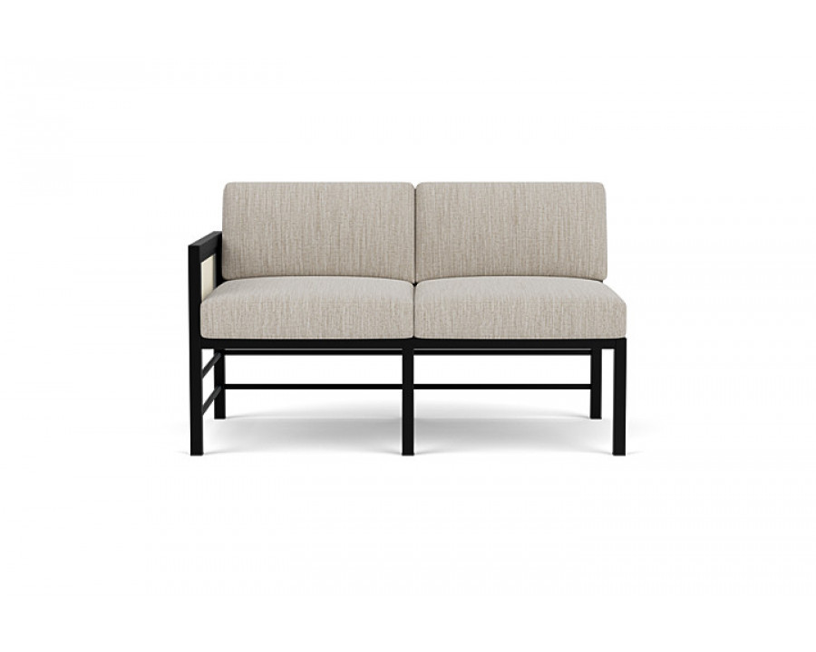 Lloyd Flanders™ Southport Right Arm Loveseat - Ivory, Callen Celadon