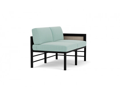 Lloyd Flanders™ Southport Left Arm Loveseat - Linen, Unearth Dew