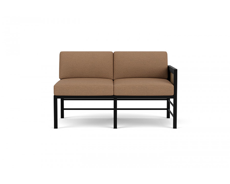 Lloyd Flanders™ Southport Left Arm Loveseat - Fawn, Canvas Natural