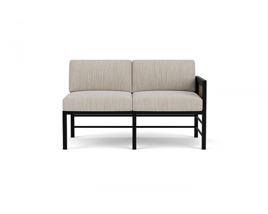 Lloyd Flanders™ Southport Left Arm Loveseat - Fawn, Callen Celadon