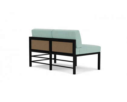 Lloyd Flanders™ Southport Left Arm Loveseat - Fawn, Unearth Dew