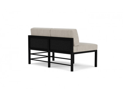 Lloyd Flanders™ Southport Left Arm Loveseat - Ebony, Callen Celadon