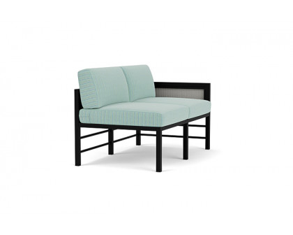 Lloyd Flanders™ Southport Left Arm Loveseat - Platinum, Unearth Dew