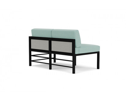 Lloyd Flanders™ Southport Left Arm Loveseat - Platinum, Unearth Dew