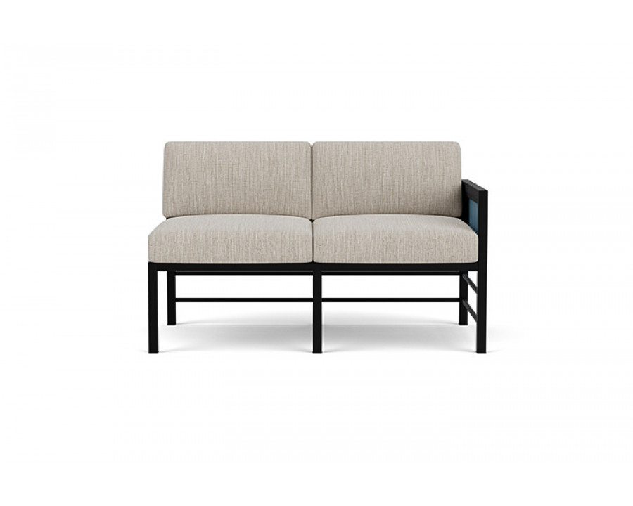 Lloyd Flanders™ Southport Left Arm Loveseat - Stillwater, Callen Celadon