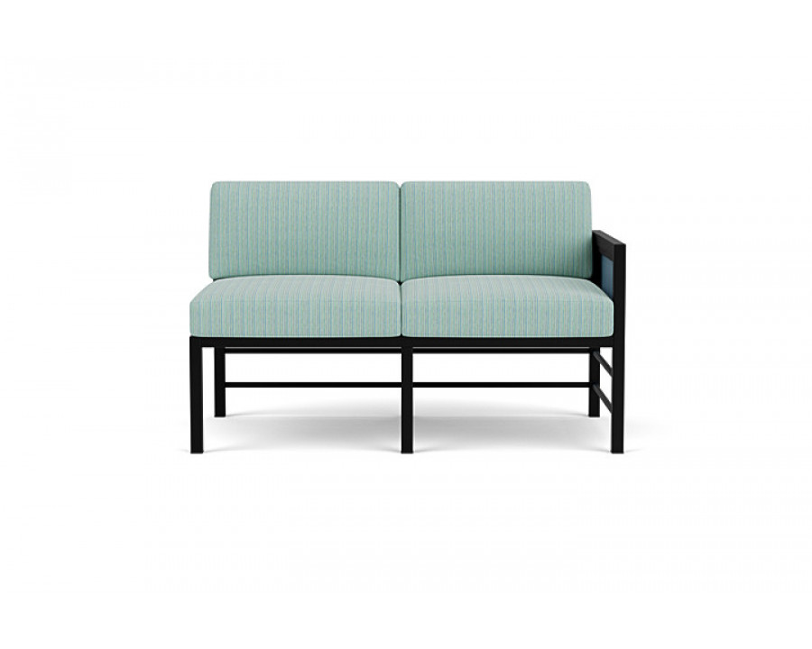 Lloyd Flanders™ Southport Left Arm Loveseat - Stillwater, Unearth Dew