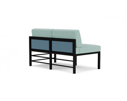 Lloyd Flanders™ Southport Left Arm Loveseat - Stillwater, Unearth Dew