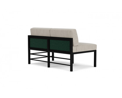 Lloyd Flanders™ Southport Left Arm Loveseat - Woodland, Callen Celadon