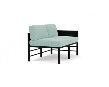 Lloyd Flanders™ Southport Left Arm Loveseat - Woodland, Unearth Dew