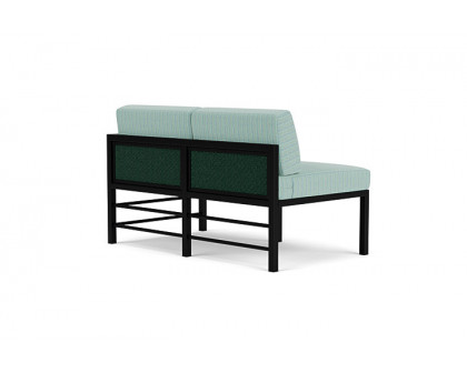 Lloyd Flanders™ Southport Left Arm Loveseat - Woodland, Unearth Dew