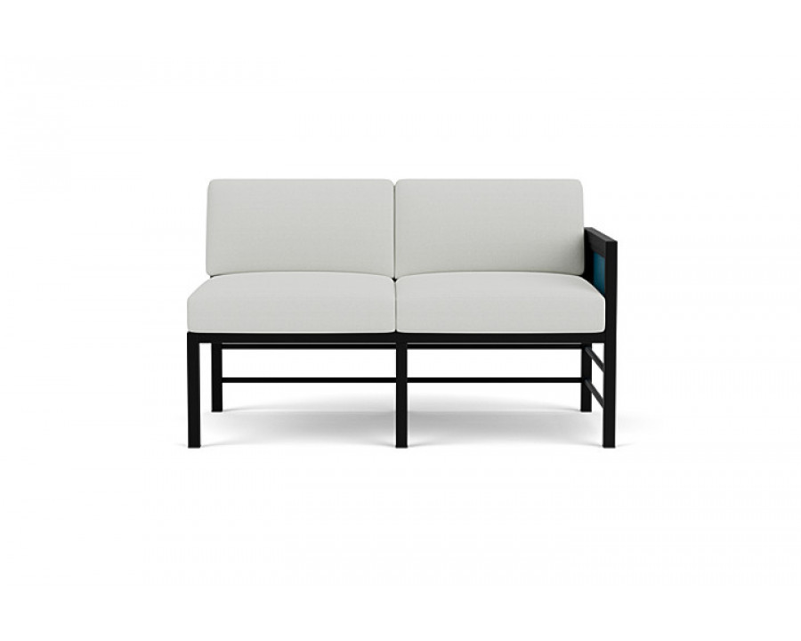 Lloyd Flanders™ Southport Left Arm Loveseat - Peacock, Loveboat Mint