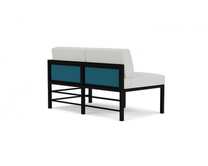 Lloyd Flanders™ Southport Left Arm Loveseat - Peacock, Loveboat Mint