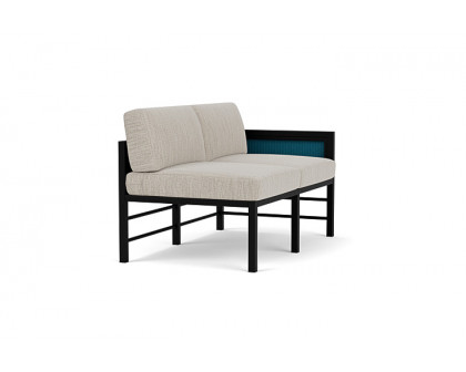 Lloyd Flanders™ Southport Left Arm Loveseat - Peacock, Callen Celadon