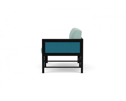 Lloyd Flanders™ Southport Left Arm Loveseat - Peacock, Unearth Dew