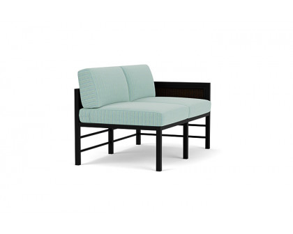 Lloyd Flanders™ Southport Left Arm Loveseat - Mink, Unearth Dew