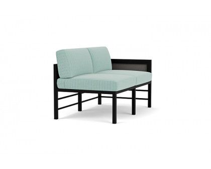 Lloyd Flanders™ Southport Left Arm Loveseat - Pewter, Unearth Dew