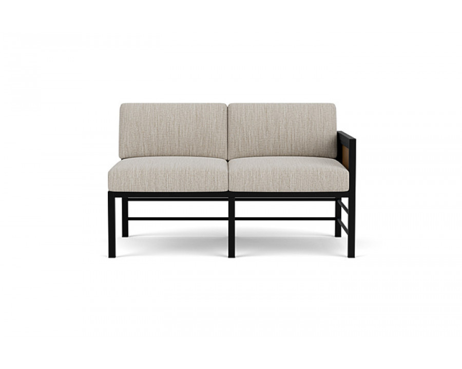 Lloyd Flanders™ Southport Left Arm Loveseat - Hickory, Callen Celadon