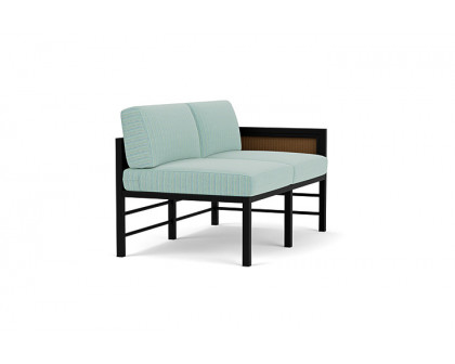 Lloyd Flanders™ Southport Left Arm Loveseat - Hickory, Unearth Dew