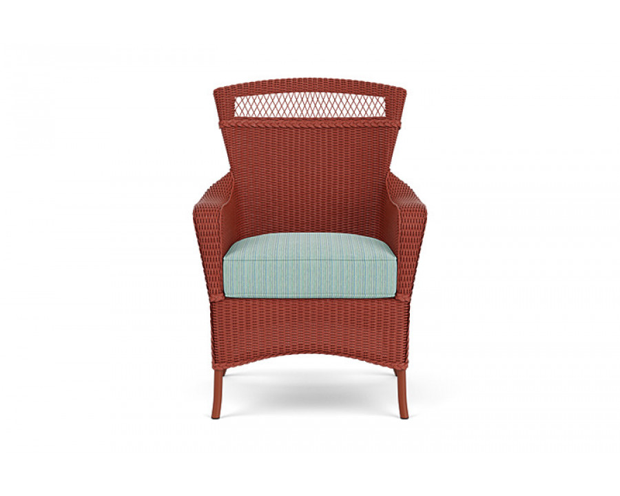 Lloyd Flanders™ Loom Dining Armchair - Terracotta