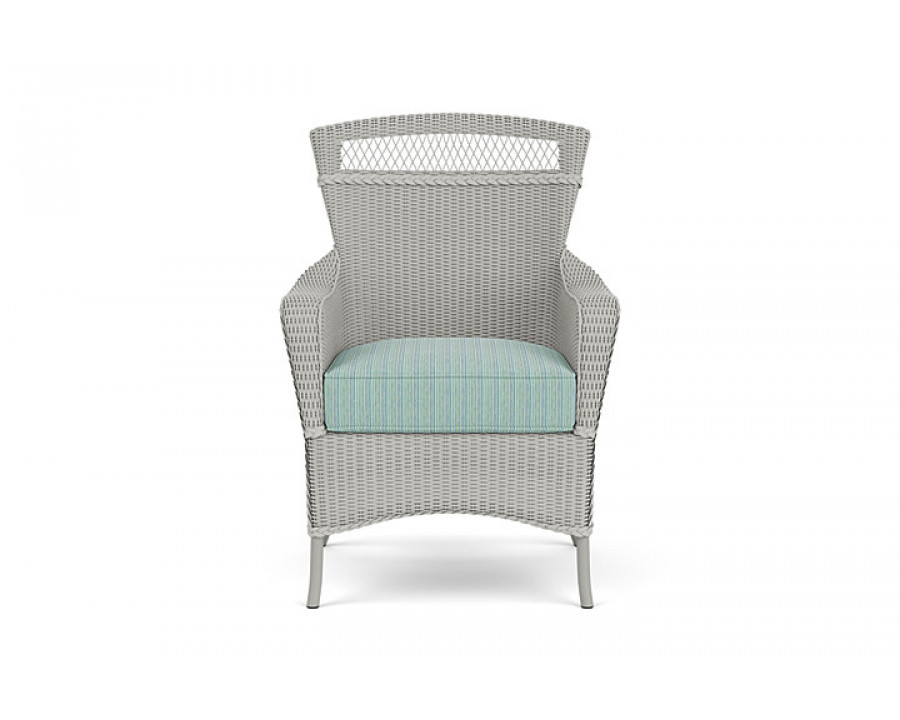 Lloyd Flanders™ Loom Dining Armchair - Platinum