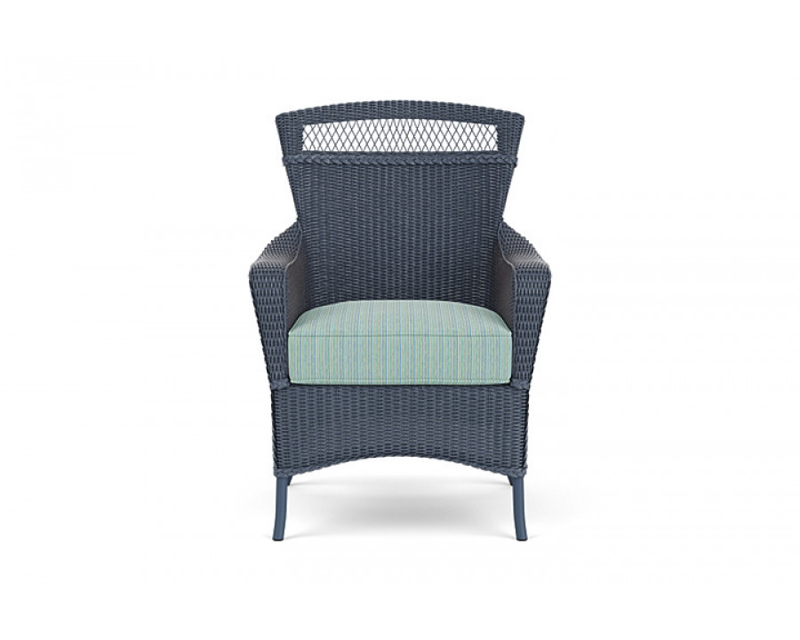 Lloyd Flanders™ Loom Dining Armchair - Denim Blue