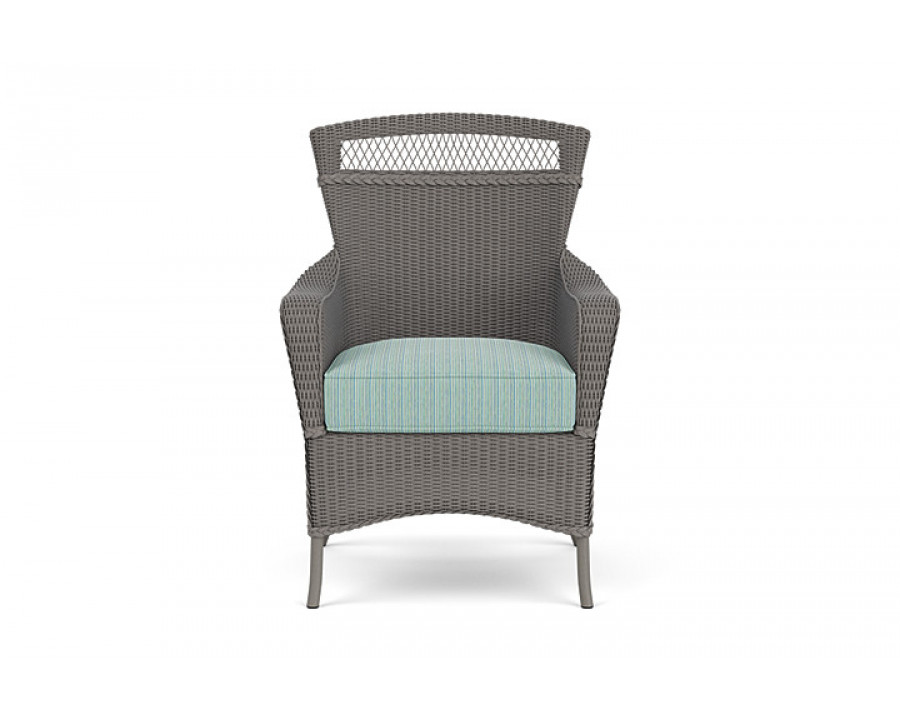 Lloyd Flanders™ Loom Dining Armchair - Pewter