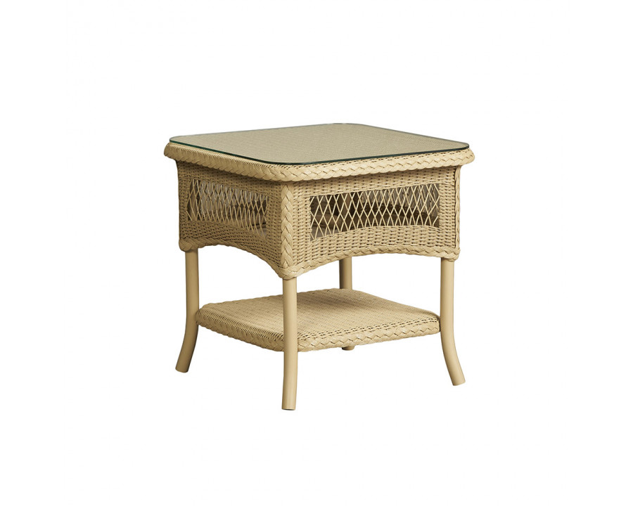 Lloyd Flanders™ Loom 21" Square End Table - White