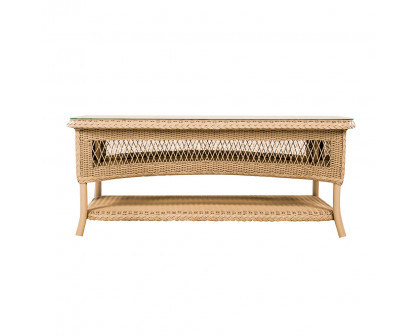 Lloyd Flanders™ Loom 42" Rectangular Cocktail Table - Fawn