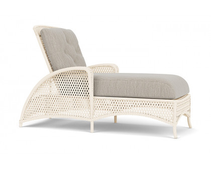 Lloyd Flanders™ Grand Traverse Chaise Callen Celadon, Bisque