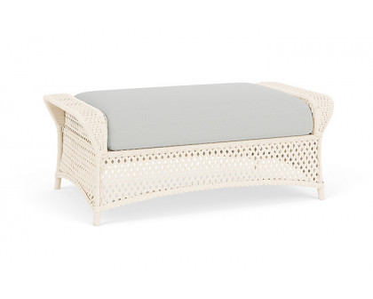 Lloyd Flanders™ Grand Traverse Large Ottoman Loveboat Mint, Bisque