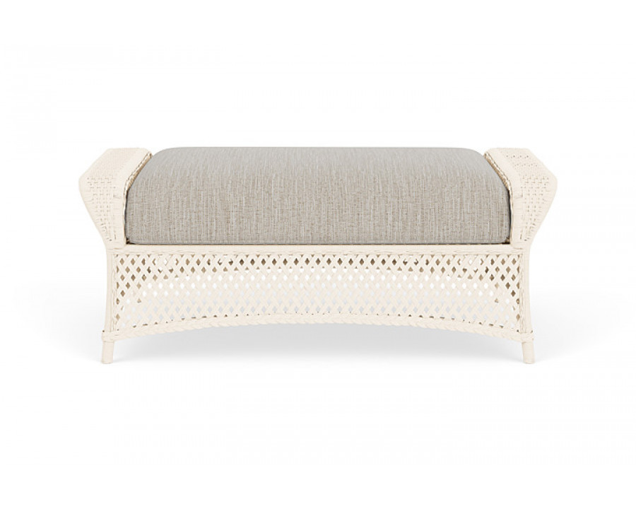 Lloyd Flanders™ Grand Traverse Large Ottoman Callen Celadon, Bisque