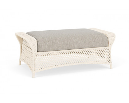 Lloyd Flanders™ Grand Traverse Large Ottoman Callen Celadon, Bisque