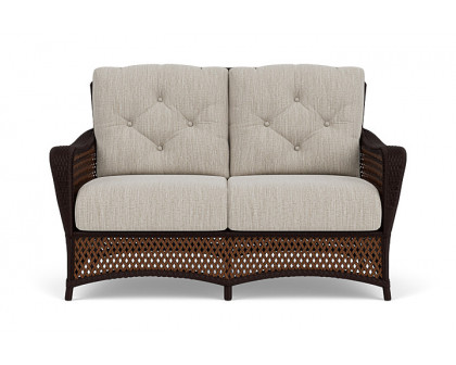 Lloyd Flanders - Grand Traverse Loveseat  Loveboat Mint, Caramel