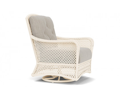 Lloyd Flanders™ Grand Traverse Swivel Glider Lounge Chair Callen Celadon, Bisque