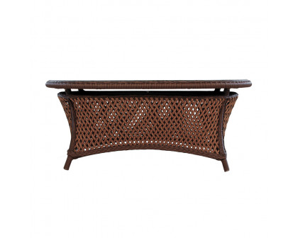 Lloyd Flanders™ Grand Traverse 43" Oval Cocktail Table Caramel