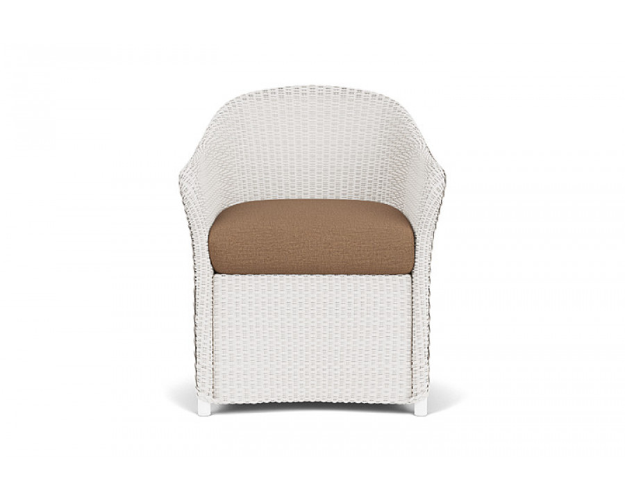 Lloyd Flanders™ Weekend Retreat Dining Armchair - White, Canvas Natural