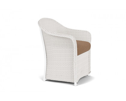 Lloyd Flanders™ Weekend Retreat Dining Armchair - White, Canvas Natural