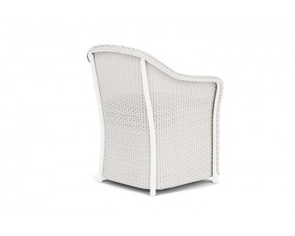 Lloyd Flanders™ Weekend Retreat Dining Armchair - White, Canvas Natural