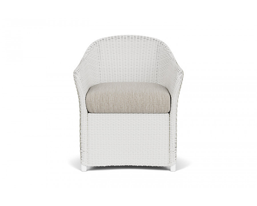 Lloyd Flanders™ Weekend Retreat Dining Armchair - Matte White, Callen Celadon