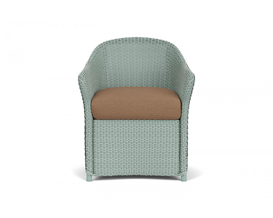 Lloyd Flanders™ Weekend Retreat Dining Armchair - Sea Glass, Canvas Natural