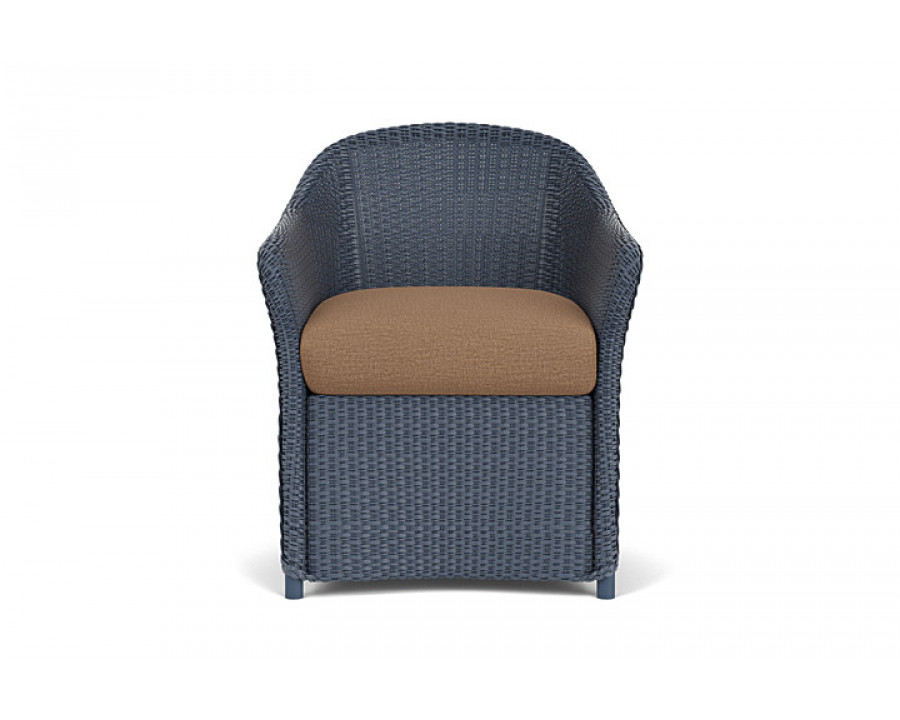 Lloyd Flanders™ Weekend Retreat Dining Armchair - Denim Blue, Canvas Natural