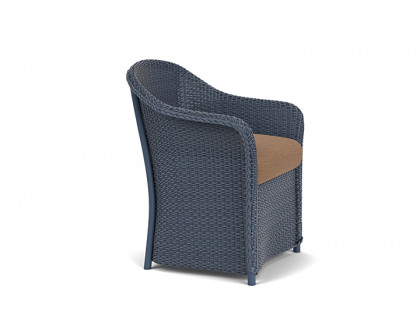 Lloyd Flanders™ Weekend Retreat Dining Armchair - Denim Blue, Canvas Natural