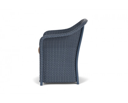 Lloyd Flanders™ Weekend Retreat Dining Armchair - Denim Blue, Canvas Natural